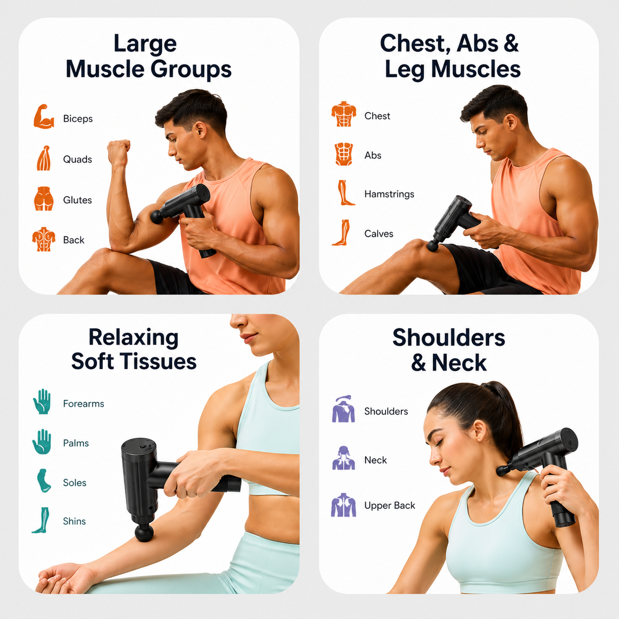 Deep Tissue Massage Gun | Muscle Recovery Device