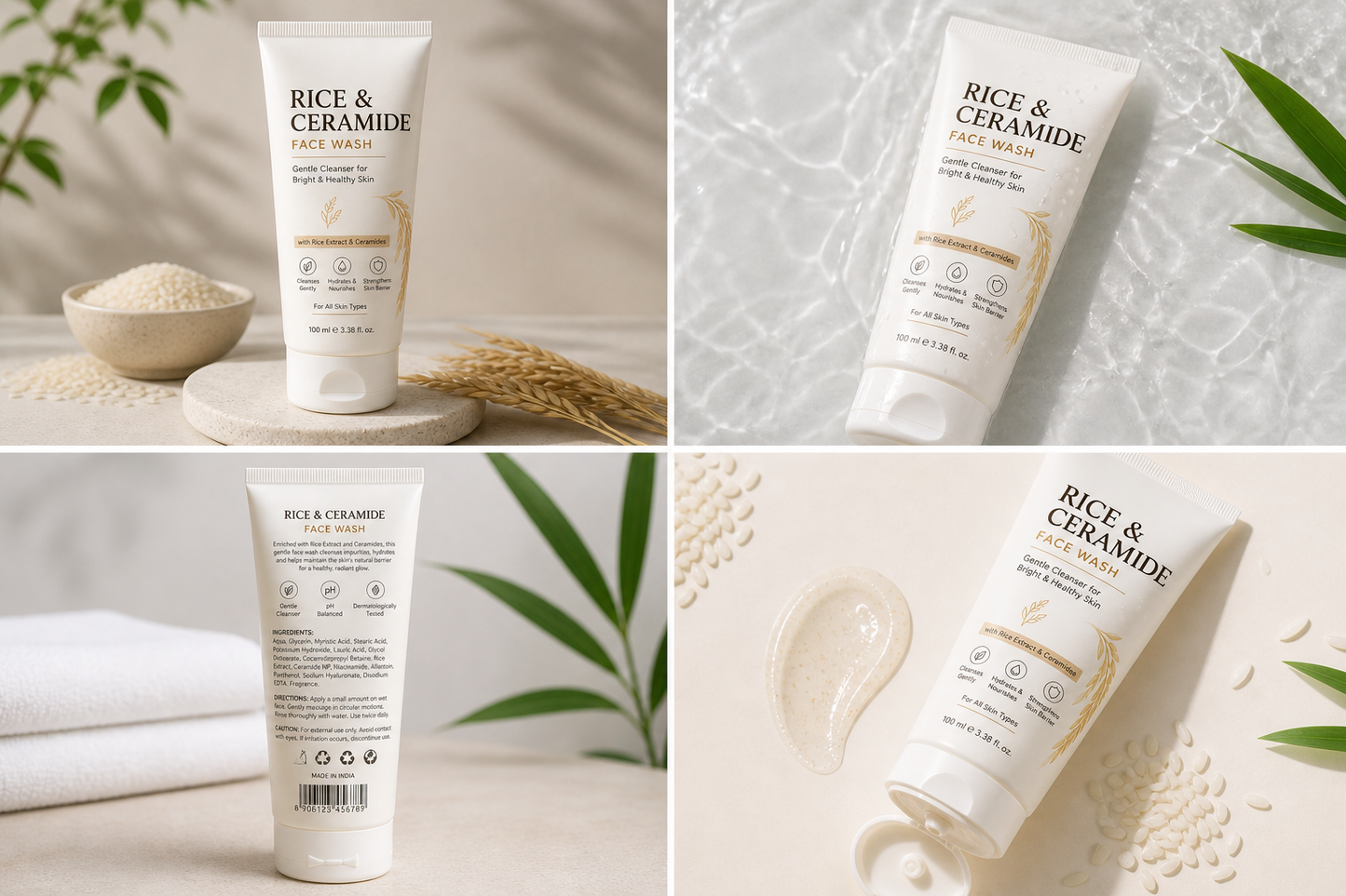 Rice & Ceramide Face Wash